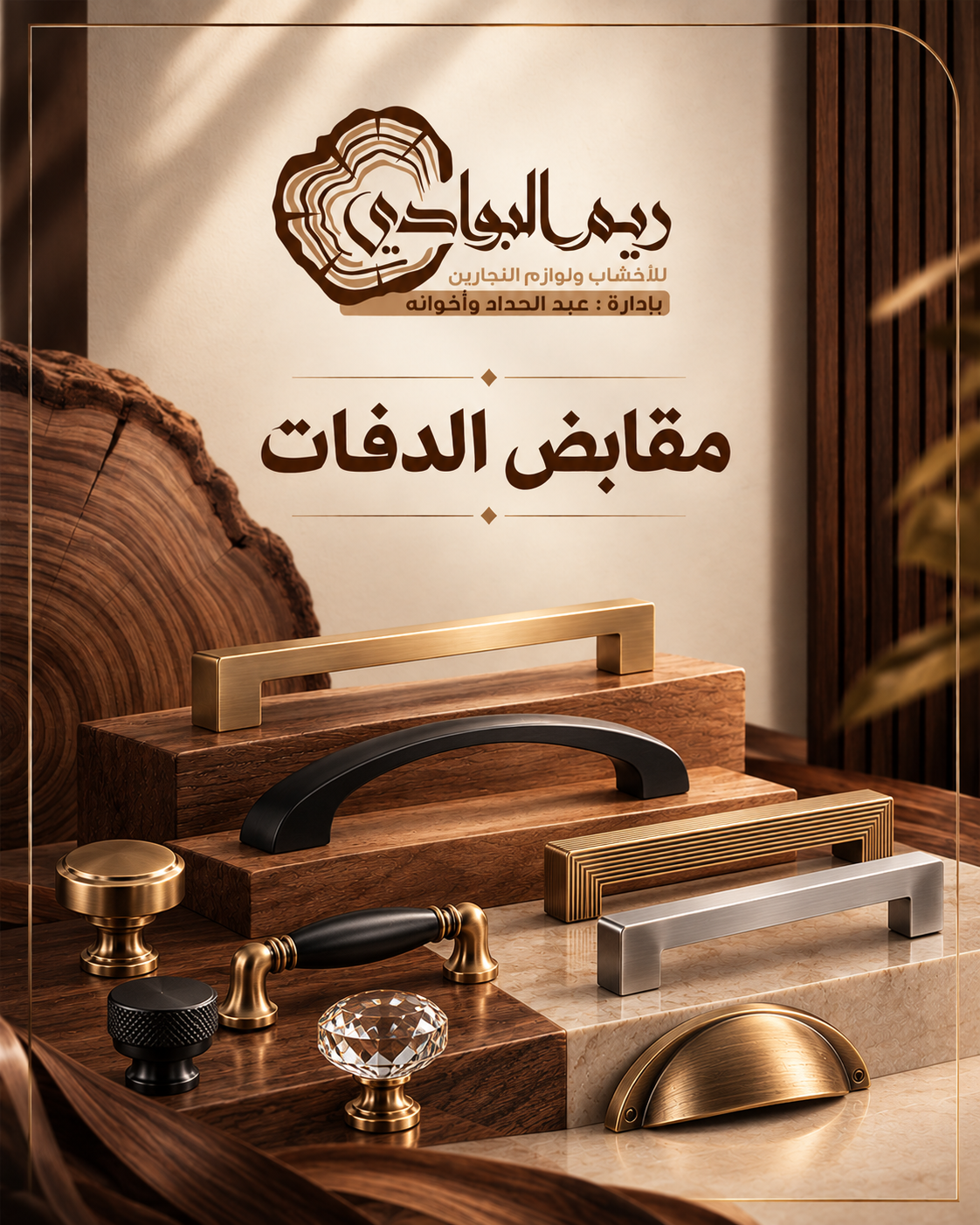 مقابض وازرار دفات